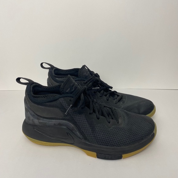 LaBron WitnessII woman’s black basketball shoe - Picture 1 of 5